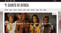 Desktop Screenshot of giantsofafrica.org